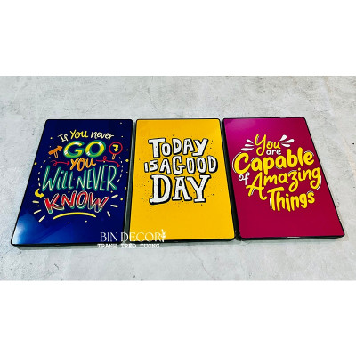 (CÓ ẢNH THẬT) Tranh treo tường trang trí decor lớp học tiếng anh 2 kèm đinh treo