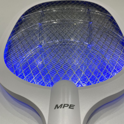 Vợt muỗi MPE VM1 thông minh 2 in 1 tích hợp chức năng tự động bắt muỗi, cổng sạc USB, có đèn led báo - Hàng chính hãng