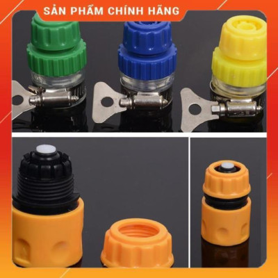 ️ Bộ dây vòi xịt nước rửa xe, tưới cây , tăng áp 3 lần, loại 7m, 10m 206701-3 đầu đồng, cút,nối vàng