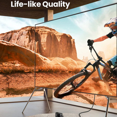 Ugreen UG10550HD109TK 1M 4k 60hz Cáp chuyển Micro HDMI sang HDMI đầu kim loại dài 1M - HÀNG CHÍNH HÃNG