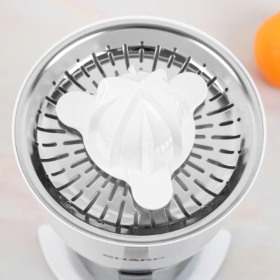 Máy vắt cam Sharp 40W EJ-J408-WH, Tự động đảo chiều vắt - Hàng chính hãng