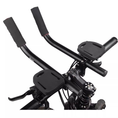 Tay Nắm TT Xe Đạp, Tay nghỉ DH-0608 Hợp Kim Nhôm Đen Nghỉ Tay Địa Hình Đường Trường - Mai Lee