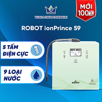 Máy Lọc Nước Điện Giải Ion Kiềm ROBOT IonPrince 59 - Hàng Chính Hãng