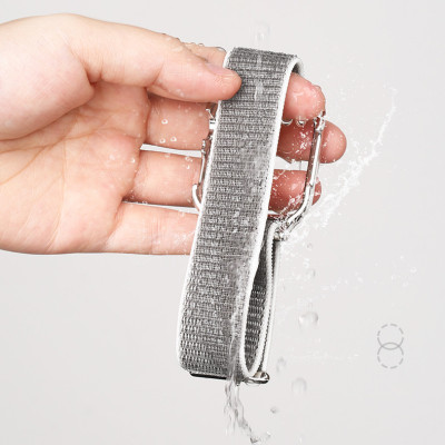 Dây vải đeo thay thế kèm khung viền bảo vệ cao cấp cho Apple Watch 44mm hiệu Usams US-ZB073 (thiết kế tinh tế, lực hút nam châm mạnh mẽ, lịch lãm sang trọng) - Hàng nhập khẩu