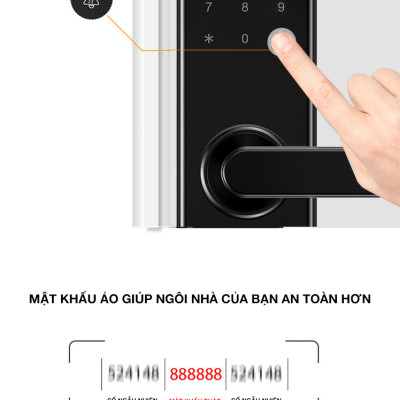 Khóa vân tay wifi thẻ từ Bozo J301 - Giải pháp quản lý từ xa thông minh