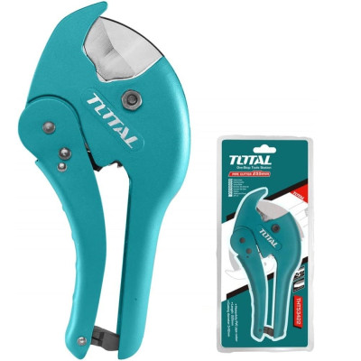 Dao cắt ống nhựa PVC 3-42mm dài 225mm TOTAL THT53422 - kéo cắt, lưỡi dao sắt bén, sử dụng an toàn với khóa tay