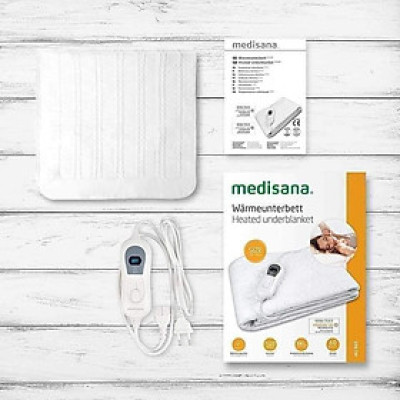 Đệm điện sưởi ấm Medisana HU665 màu trắng – hàng nội địa Đức Hàng chính hãng