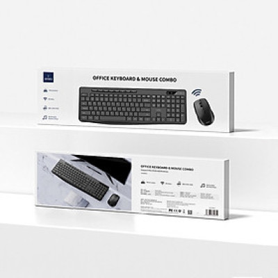 Bộ Bàn Phím Chuột Không Dây KM-01 - Hàng Chính Hãng