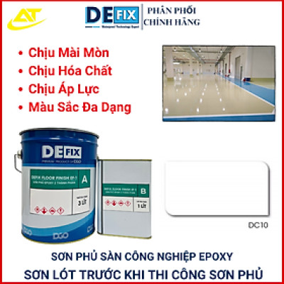 Sơn phủ sàn công nghiệp EPOXY , sơn sàn bê tông, sàn nhà xưởng #4Lít
