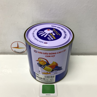 Sơn dầu cao cấp TOA Con Vịt màu xanh lá MD 655 _ 800 ml