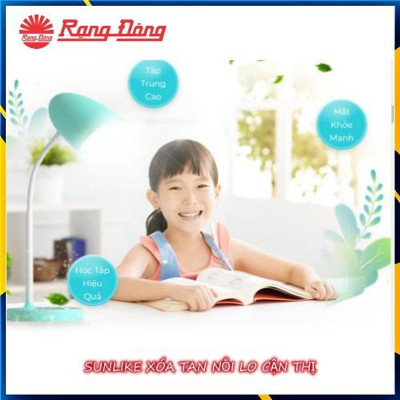 Đèn Học Để Bàn, Chip LED SUNLIKE Ánh Sáng Trung Thực và Bảo Vệ Mắt. Mã sản phẩm RL38.LED - 6W - Hàng chính hãng