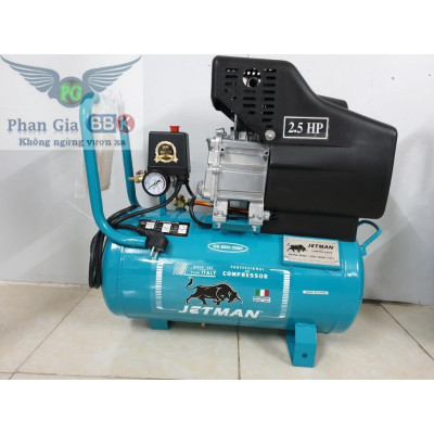 Máy Nén Khí Có Dầu Liền Trục Jetman  12L+ 24L+ 30L, 100% Dây đồng, Bảo hành 1 năm