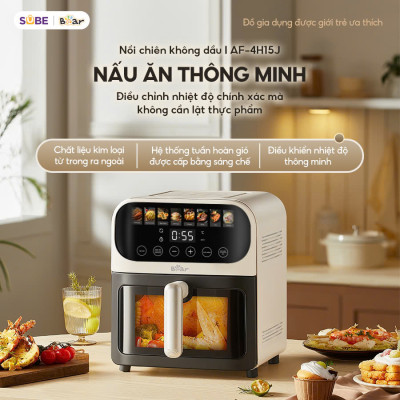 Nồi chiên không dầu Bear AF-4H15J (6L) Hàng chính hãng