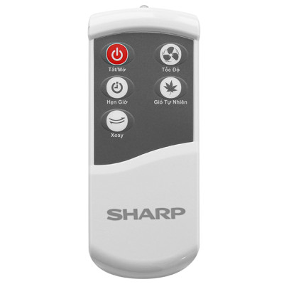 Quạt lửng Sharp PJ-L40RV-WH, 3 cánh - 50W, Remote - Hàng chính hãng - Bảo hành 12 tháng