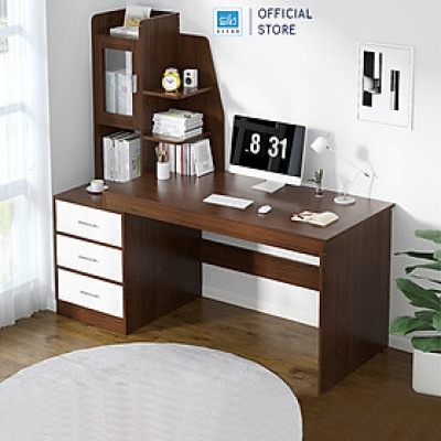 Bàn Học Tập, Làm Việc Kết Hợp Tủ Sách Hiện Đại SIB Decor BLV09