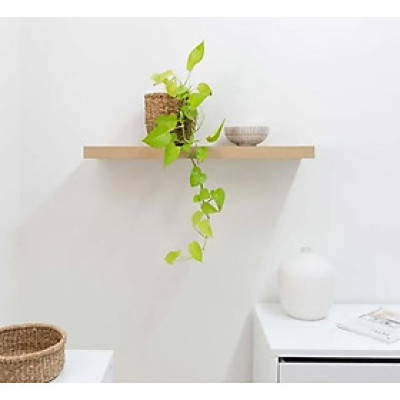 Kệ Thanh Ngang Treo Tường Vân Gỗ Sồi Gỗ Dày Nhiều Kích Thước Juno Sofa CTKT005 KT 120x20x2.5cm