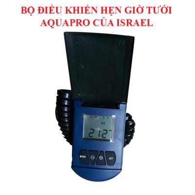 Bộ Hẹn Giờ Tưới Cây Tự Động nhập khẩu Israel dùng pin Hiệu Aquapro nhỏ gọn và tiết kiệm thời gian tưới hàng ngày (Van điều khiển tưới cây tự động)