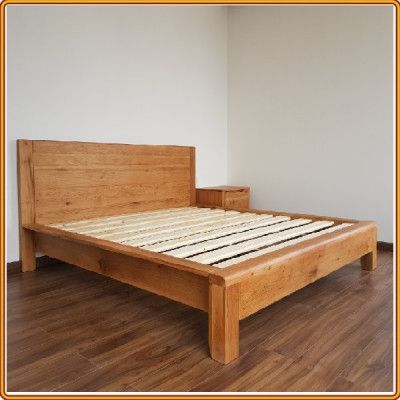 Giường ngủ Tundo kiểu Nhật chân bo 215 x 195 x 90 cm
