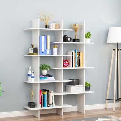 Giá sách gỗ gia đình thiết kế nhỏ gọn tiện nghi SMLIFE Bacil