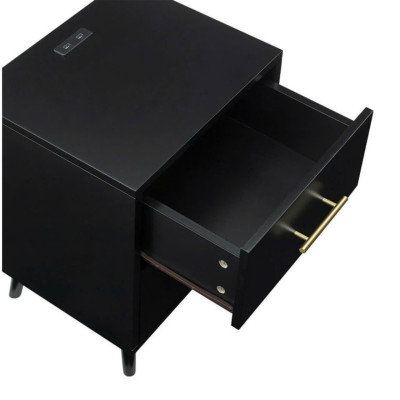 Tủ đầu giường phòng ngủ 2 ngăn keo SM07CT KT  51 x 40 x 61 cm