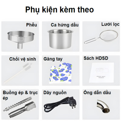 Máy ép dầu ăn thực vật chuyên nghiệp dùng trong gia đình, hộ kinh doanh, nhà hàng, khách sạn. Thương hiệu Mỹ cao cấp Septree - S8. HÀNG CHÍNH HÃNG