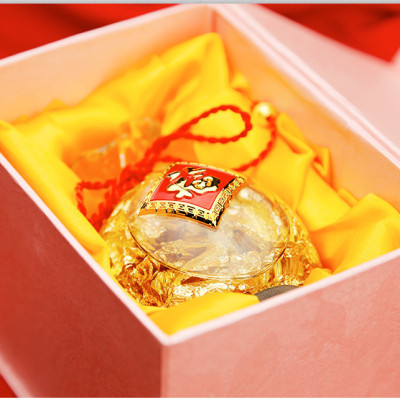 Túi Vàng Tài Lộc Bằng Pha Lê Phong Thủy PaKaSa - Chính Hãng 