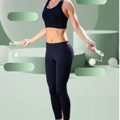 Dây nhảy thể dục không dây có bóng tặng kèm dây dà lõi thép 3m( Đến số vòng, đếm calo , đếm km) Mã 5MH