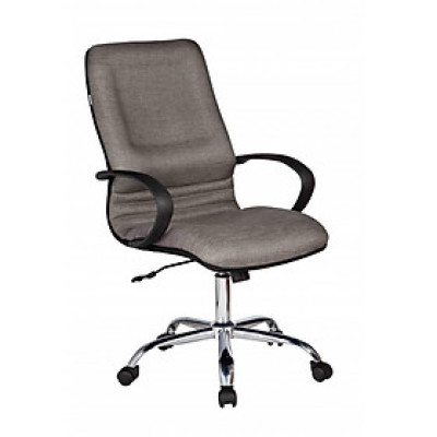 Ghế Trưởng Phòng Tay Nhập Chân Thép Mạ Cao Cấp IBIE IB214 - Xám