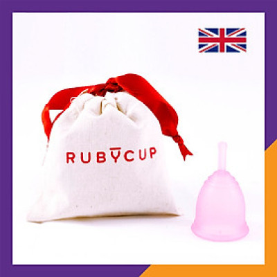 Cốc Nguyệt San Ruby Cup Anh Màu Hồng - Độ Mềm Phù Hợp Phụ Nữ Việt - Vật liệu 100% Sillicon Y Tế Đạt Tiêu Chuẩn FDA – Hàng Chính Hãng Thương Hiệu Được Yêu Thích Tại Anh Và Hơn 36 Quốc Gia - Ruby Cup Pink