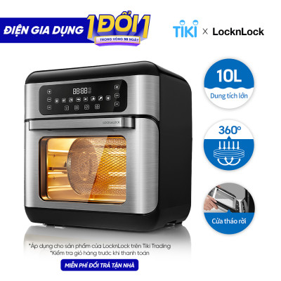 Lò Nướng Chân Không Điện Tử Lock&Lock EJF291BLK 10L - Hàng Chính Hãng