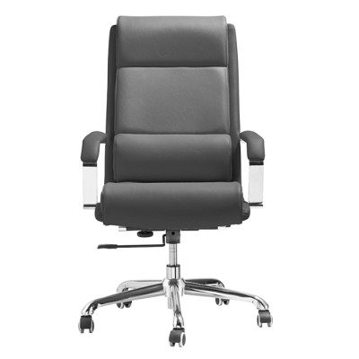 Ghế Giám đốc cao cấp CM4417-P Nội thất Capta Ghế văn phòng lưng cao dành cho Sếp bọc da pvc chân thép mạ chrome tại hcm