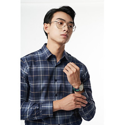 Áo Sơ Mi Nam Caro Tay Dài Cotton Ninomaxx Thương Hiệu N&M 2110032