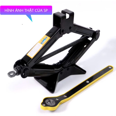 Kích Nâng Gầm Xe Con, Ô Tô , Xe Máy 2 Tấn Kèm Cờ Lê Nhỏ Gọn, Dễ Dàng Thay Thế Lốp Xe Khẩn Cấp Loại Dày
