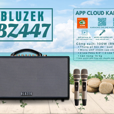 Dàn âm thanh di động xách tay BLUZEK BZ447 [HÀNG CHÍNH HÃNG]