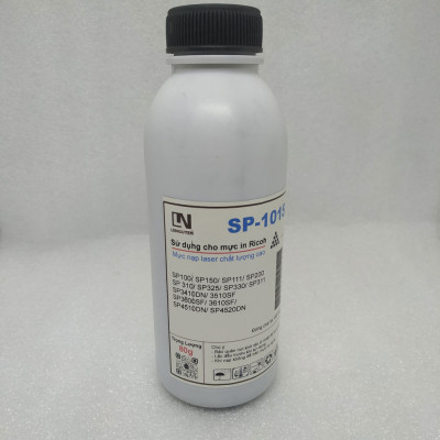 Mực nạp, Mực chai LN SP101S dùng cho máy in Ricoh SP100/ 200/ 203/ SP 310, SP 150 đậm đẹp, ít thải trọng lượng 80g - Hàng chính hãng