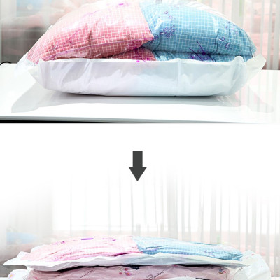 [LOẠI XỊN - CÓ TẶNG BƠM TAY] Bộ 8 Túi Hút Chân Không Đựng Quần Áo, Chăn Màn CỠ ĐẠI Cao Cấp - Hàng chính hãng