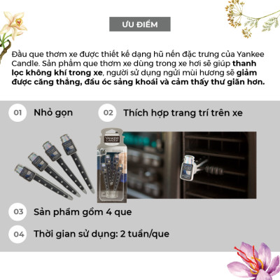 Que Thơm Xe Yankee Candle - Pink Sands