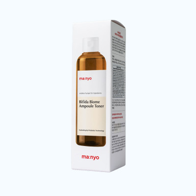 Ma:nyo Bifida Biome Ampoule Toner Nước hoa hồng dưỡng ẩm, làm sạch và làm dịu da 210ml/Chai