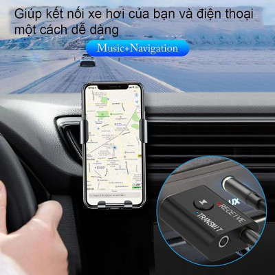 Thiết bị thu phát bluetooth 5.0 không dây hai chiều USB laptop PC ô tô phát nhạc D878 ( hàng nhập khẩu )  