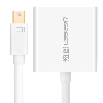 Ugreen UG1040210402TK 15CM Màu Trắng Cáp chuyển đổi Mini DP sang DVI 24 + 5 - HÀNG CHÍNH HÃNG