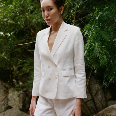 Áo Vest Blazer Linen An Nam TOP169 thời trang thiết kế Hity