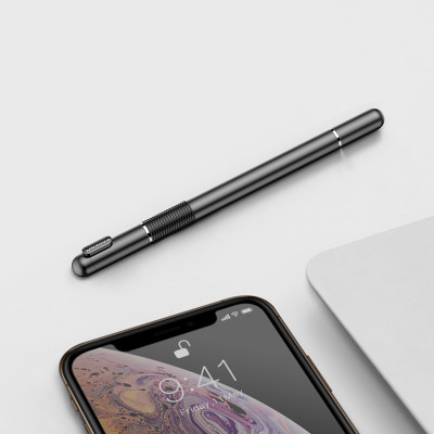 Bút Cảm Ứng Điện Dung 2 Trong 1 Baseus Smartphone Tablet IPad - Màu Ngẫu Nhiên - Hàng chính hãng