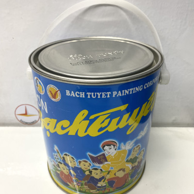 Sơn dầu Bạch Tuyết màu xanh lá mạ 653 3kg