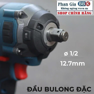 [LOẠI 1] Máy siết bulong pin Boshun Lực siết 850Nm, Động cơ Không chổi than, Ruột Đồng 100%, Pin 15Cell