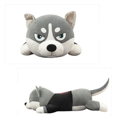 Thú nhồi bông chó Husky mặt ngáo - Size 80cm đến 1m5 - Gấu bông chó husky siêu to khổng lồ - Gối ôm mềm mịn cho bé