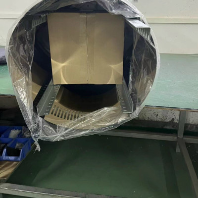 Máy Hút Mùi Hình Ống Kaff KF-IS380CRB (màu đen) KF-IS380CRS (màu inox) - Hàng Chính Hãng 
