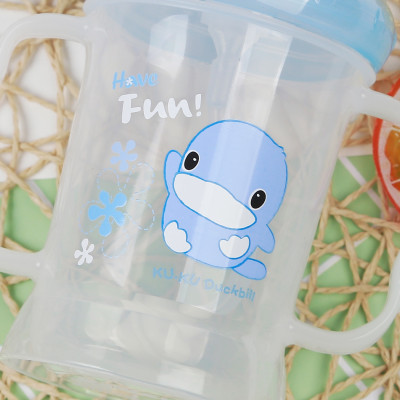 Bình tập uống cho bé từ 6 tháng tuổi KUKU chống sặc nhựa PP cao cấp 220ml ku5462