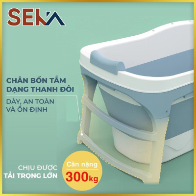 Bồn Tắm Gấp Gọn Thông Minh Seka SK01 - Hàng Chính Hãng