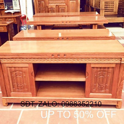 Kệ tivi gỗ xoan 1m2