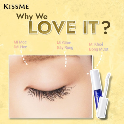 Tinh Chất Dưỡng Dài Và Khoẻ Làn Mi Kissme Heroine Make Watering Eyelash Serum  ( 5.5g)